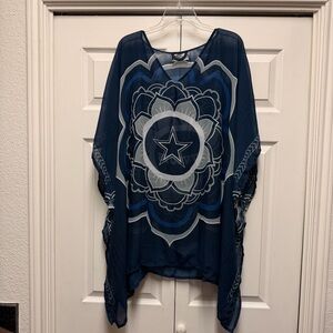 Dallas Cowboys Caftan Shirt, NFL Licensed